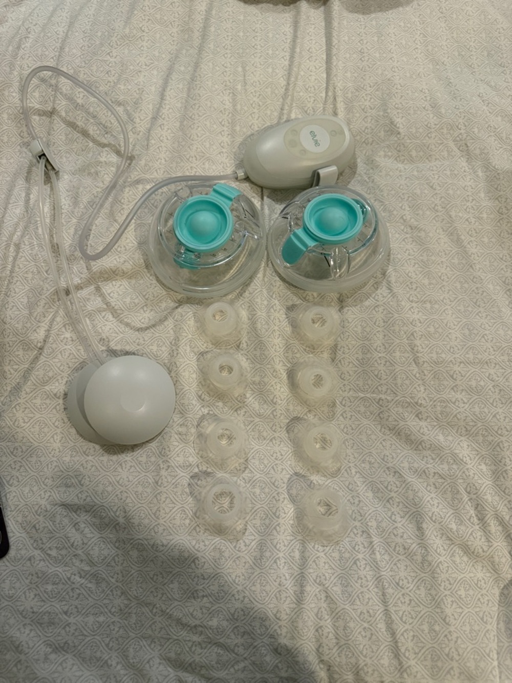 Elvie stride 2 pump - Mint Accents